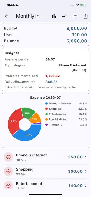 My Money Pocket screenshot 1