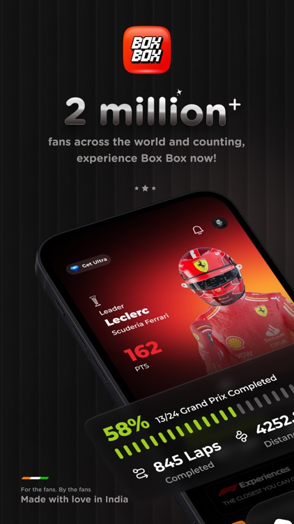 Box Box Club: Formula Widgets