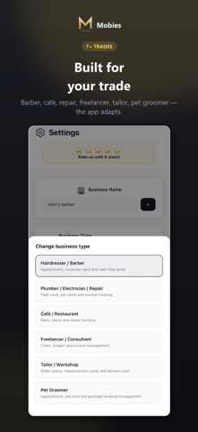 Mobies: Appointment Book & CRM Screenshot 7 of 10