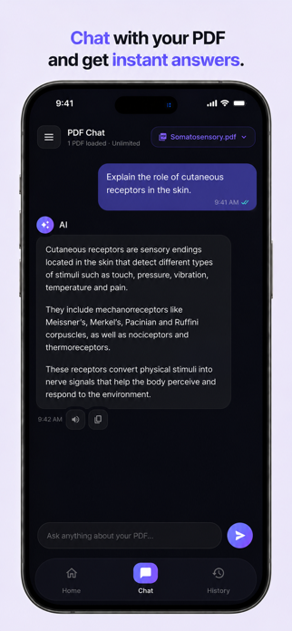 ChatPDF: AI Chat & Summarize Screenshot 5 of 7