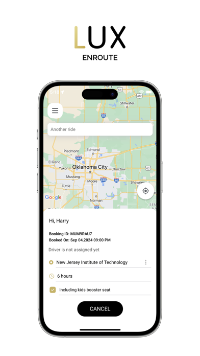 Screenshot 1 of Lux Enroute App App