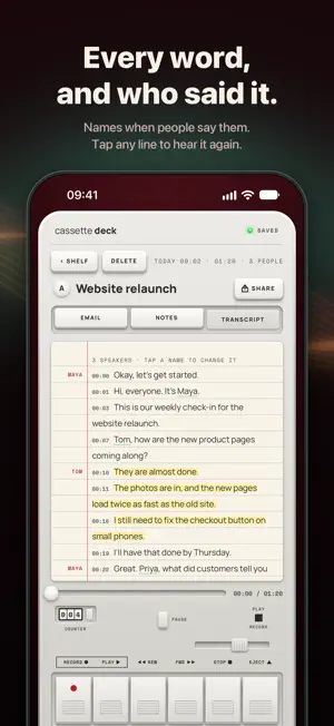 Cassette: AI Note Taker screenshot 4
