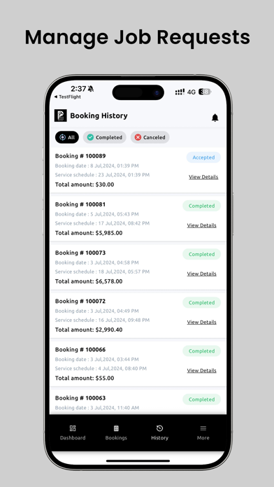 PickFlash Services man Screenshot