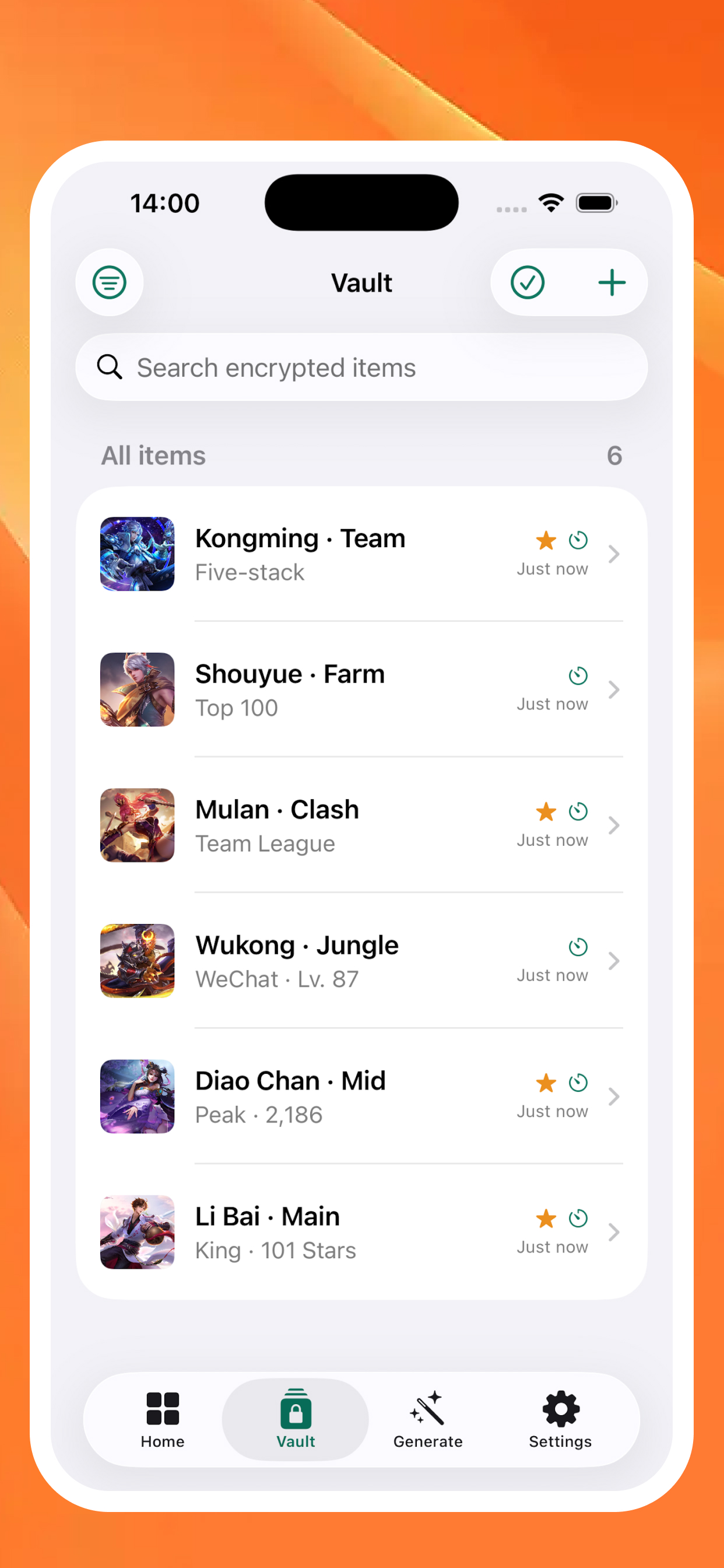 KeyShelter-Account Management screenshot 3