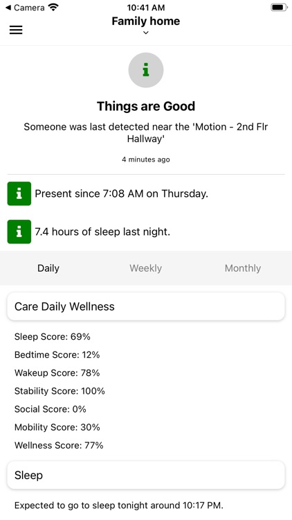 Care Daily Check-In