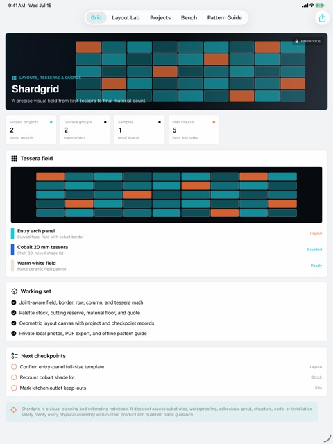 Shardgrid: Mosaic Planner screenshot 2