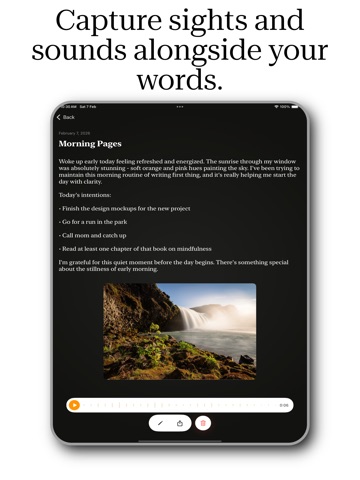 Stillroom – Personal Journal iPad screenshot