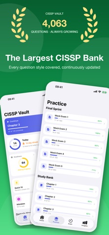CISSP Vault: CAT Exam Prep iPhone screenshot