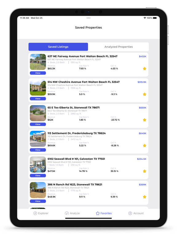 strIQ iPad screenshot 3 - Finance app
