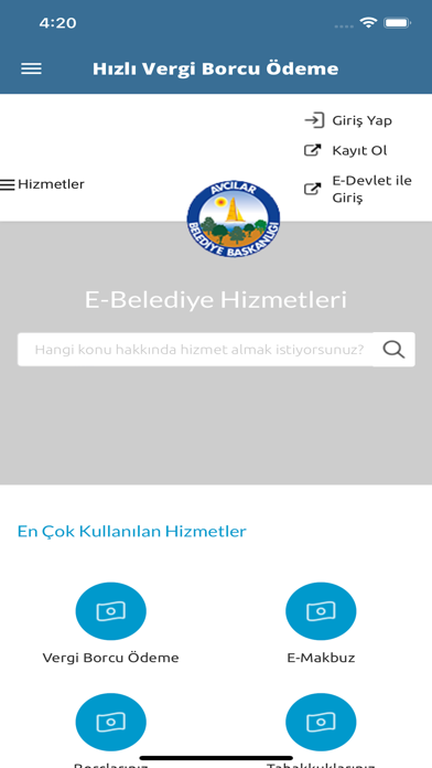 Avcılar Belediyesi Screenshot