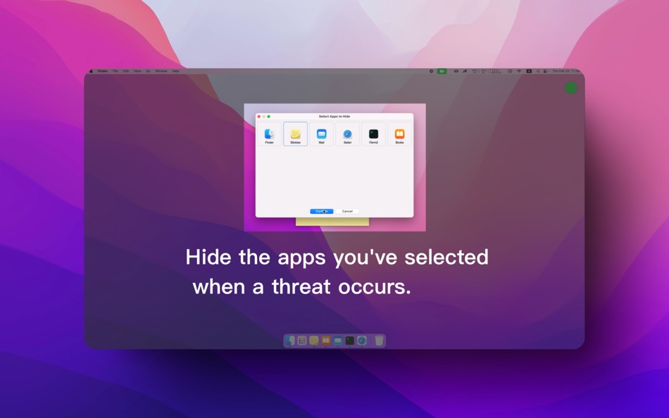 #2. BackEyes: App Hider & Privacy (macOS) Podle: 炳亮 杨
