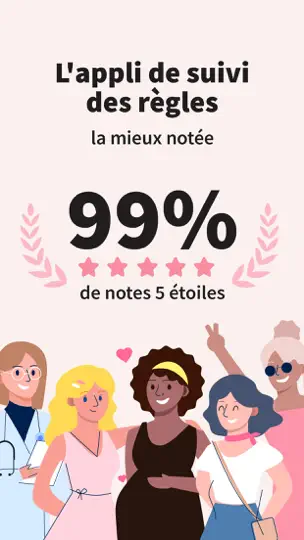 Capture d'écran de Calendrier Règles & Ovulation+ sur iPhone 9