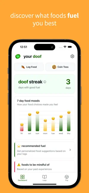 doof - food diary to quit junk screenshot 3