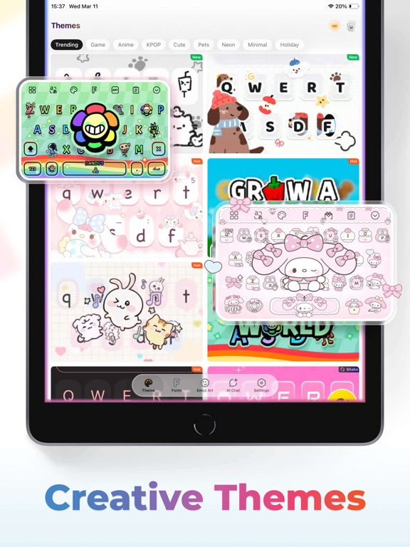 Screenshot #5 pour Facemoji AI Emoji Keyboard