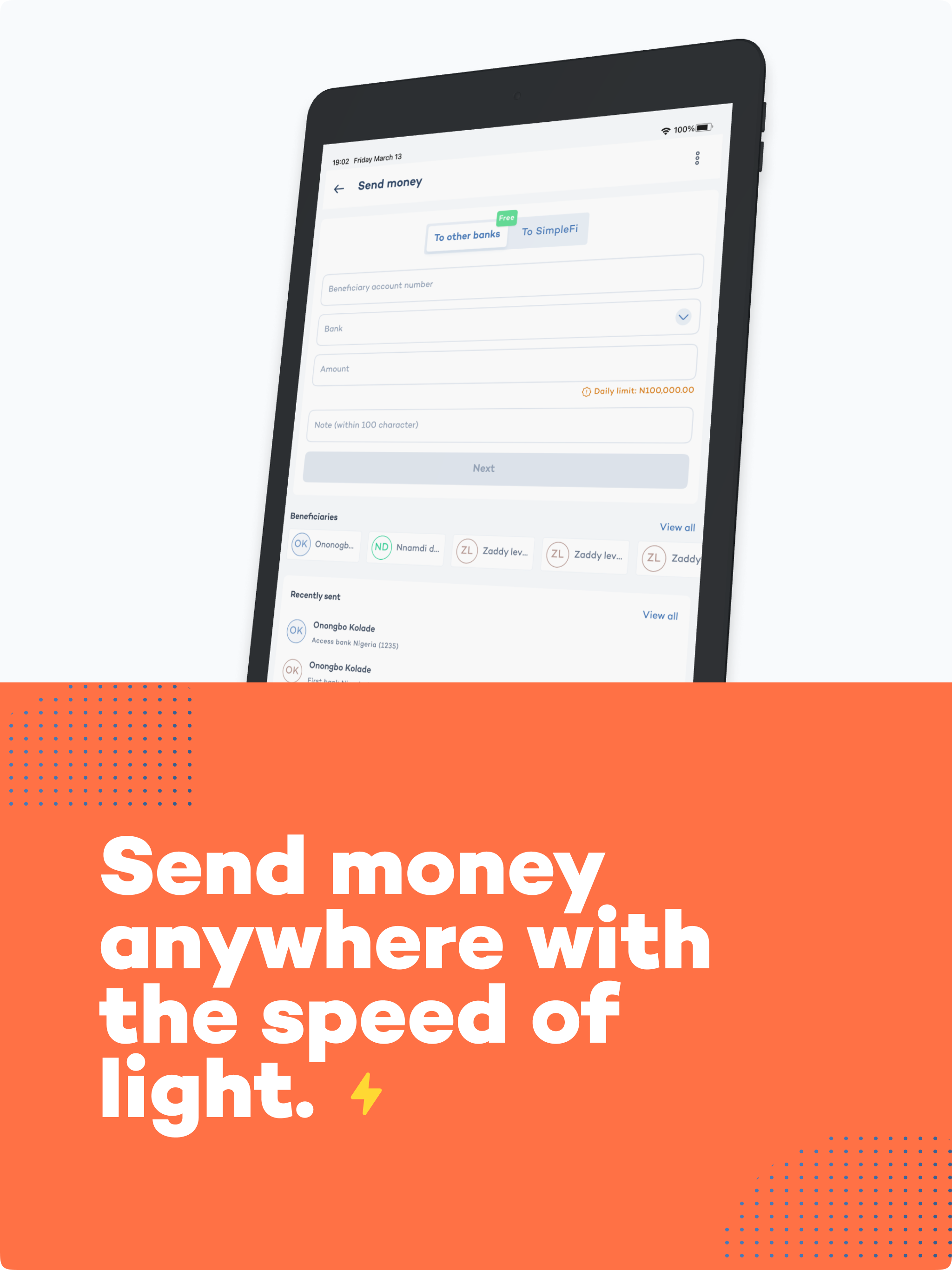 SimpleFi - Mobile Banking