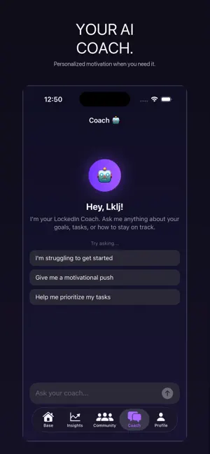 LockedIn - Daily Goals screenshot 4