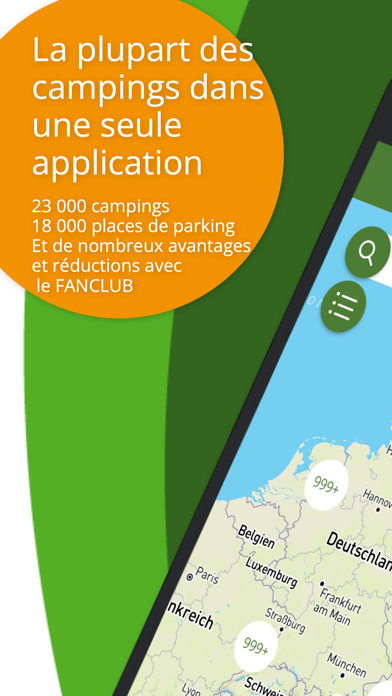 Screenshot #1 pour camping.info – CAMPING EUROPE