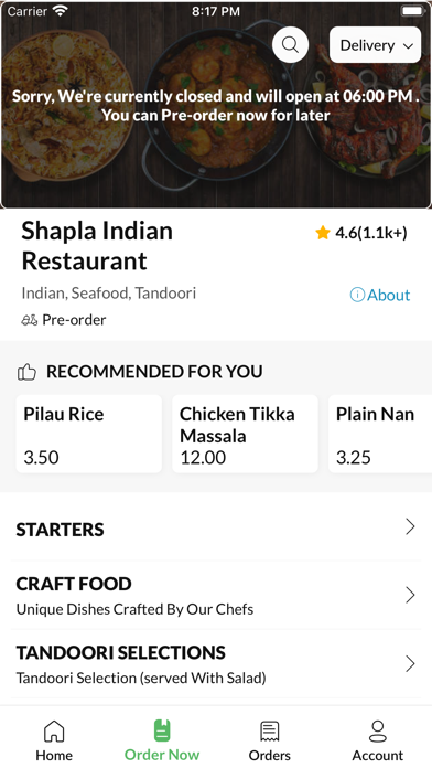 Shapla Indian Restaurant Screenshot