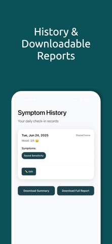 SymAura: Symptom & Health Log screenshot