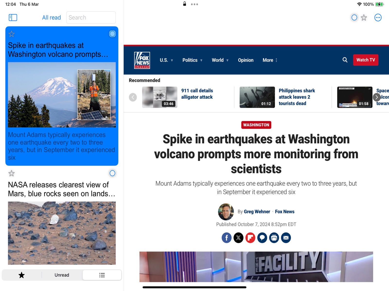 News Pocket ipad screenshot 2
