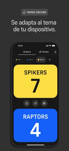 Volleyboard: Marcador Voleibol screenshot