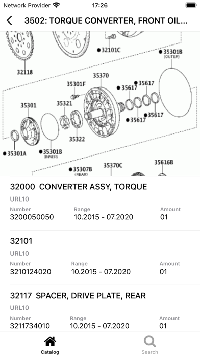 Car parts for Lexus (EPC) Screenshot