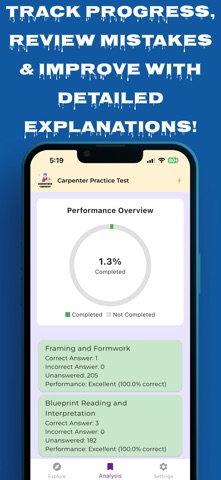 Carpenter Practice Test Screenshot 6 of 9