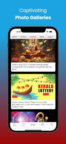 Zee Malayalam News iPhone screenshot