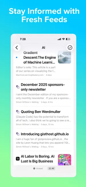 Zephyr: Rss Reader screenshot 4