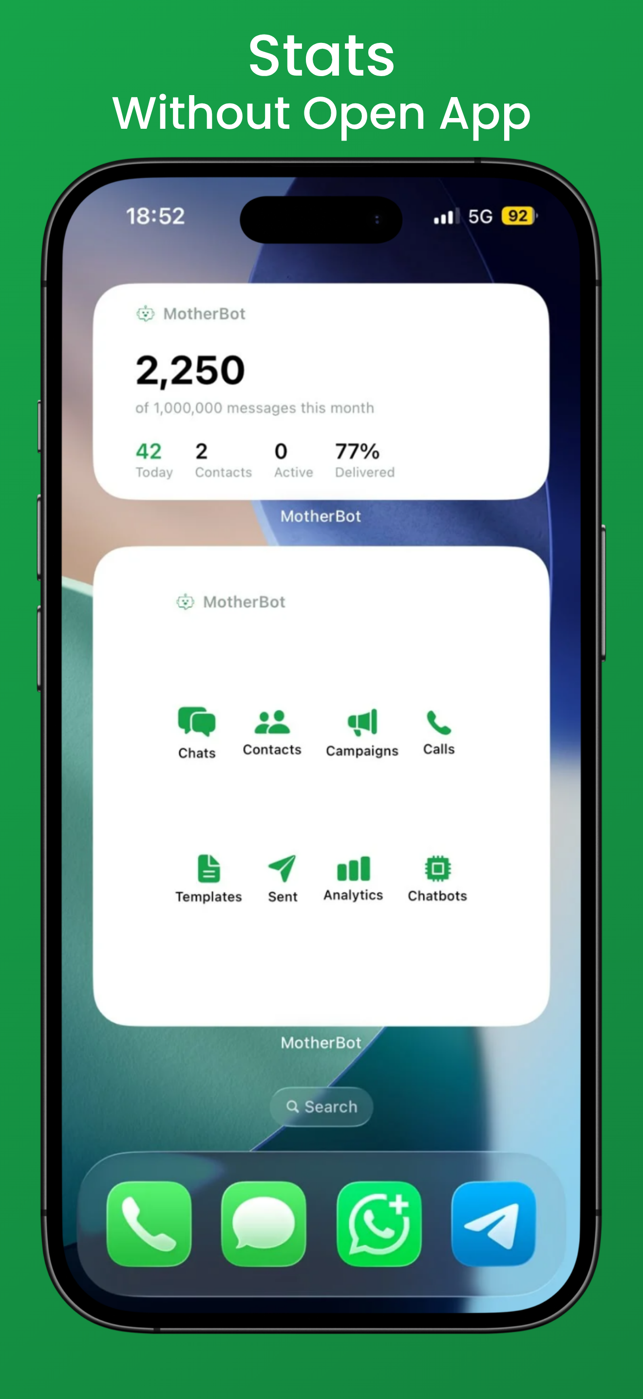 MotherBot: Business Chat CRM screenshot 3