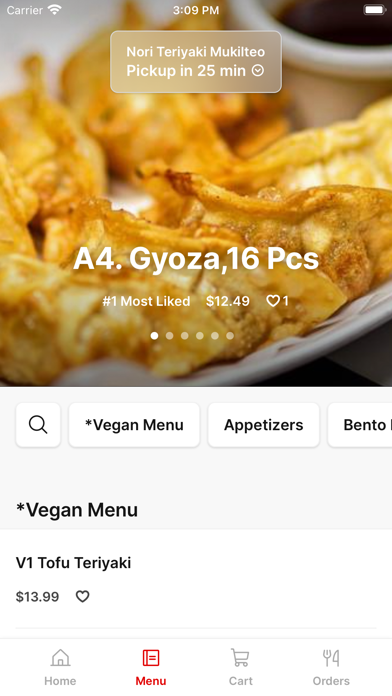 Nori Teriyaki iPhone screenshot 2 - Food & Drink app