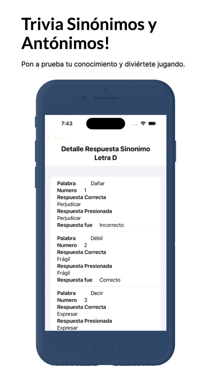 Trivia Sinonimos y Antonimos screenshot-4