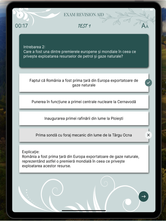 Screenshot #6 pour Examen Geografia Romaniei