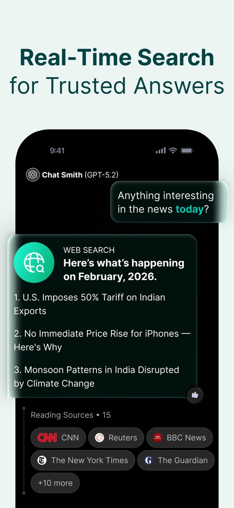 Chat Smith: AI Chatbot & Agent - Current Event Retrieval