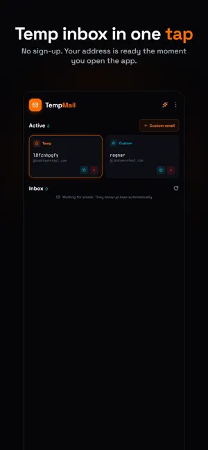 Temp Mail - TempmailGet screenshot 1