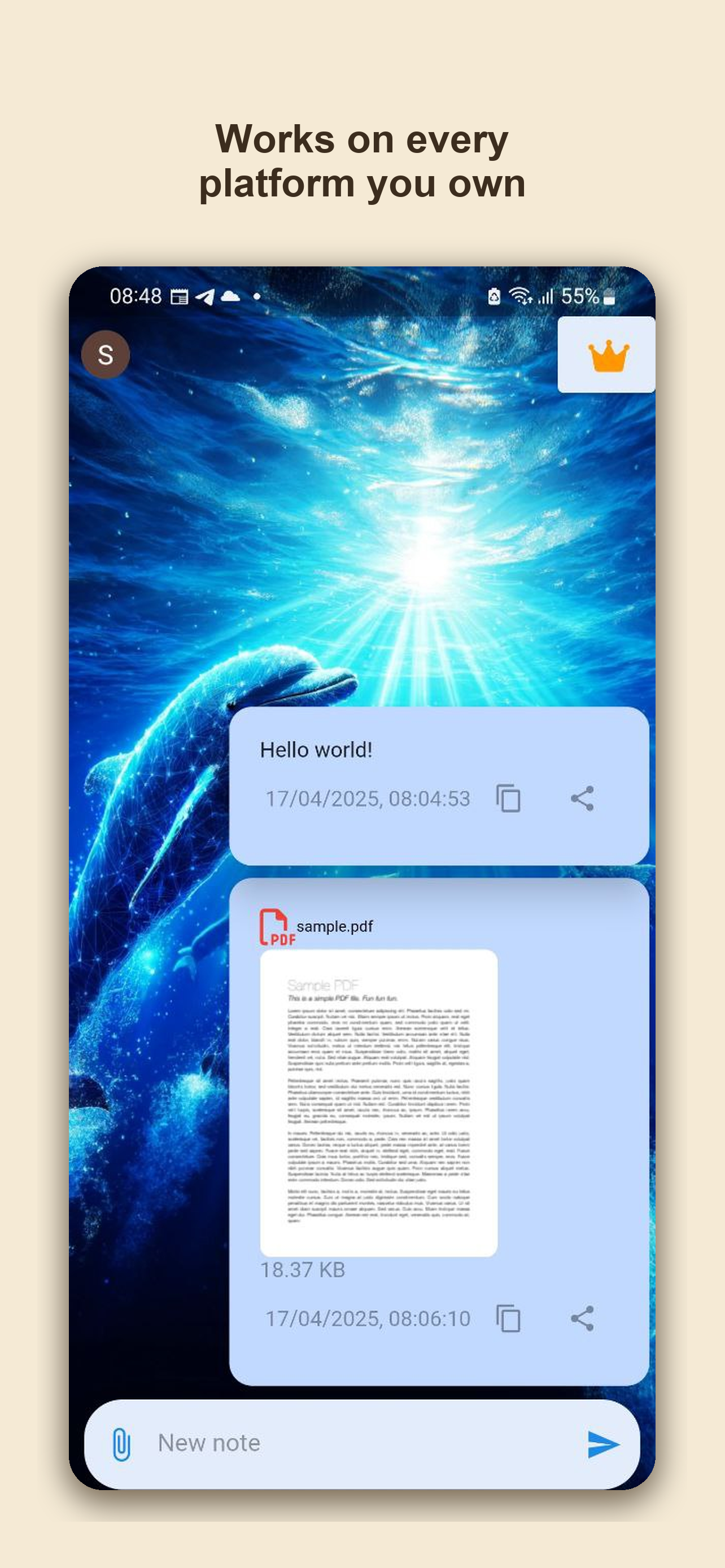 ChatDrop File transfer & share screenshot 5