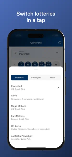 NumGen Pro: Lottery Picks screenshot 2