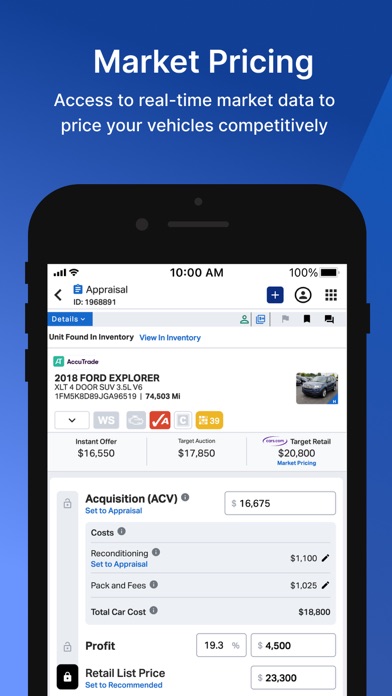 Galves Vehicle Appraiser Screenshot