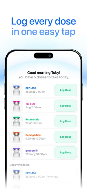 MyPeps: Peptide Tracker screenshot 2