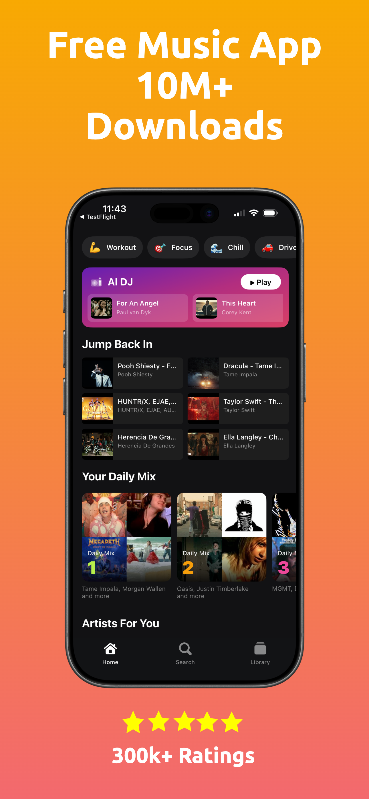 Trending Music Player