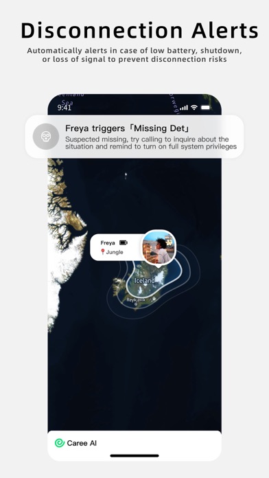 CareeAI: Stay Connected & Safe iPhone screenshot 6 - Social Networking app