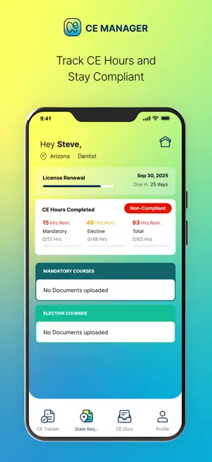 Dental CE Manager screenshot 2