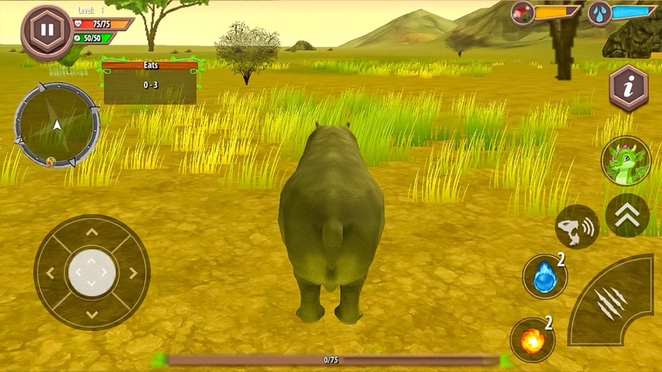 #4. Beast Lion Animal Simulator 3D (iOS) Bởi: Imran Sohail