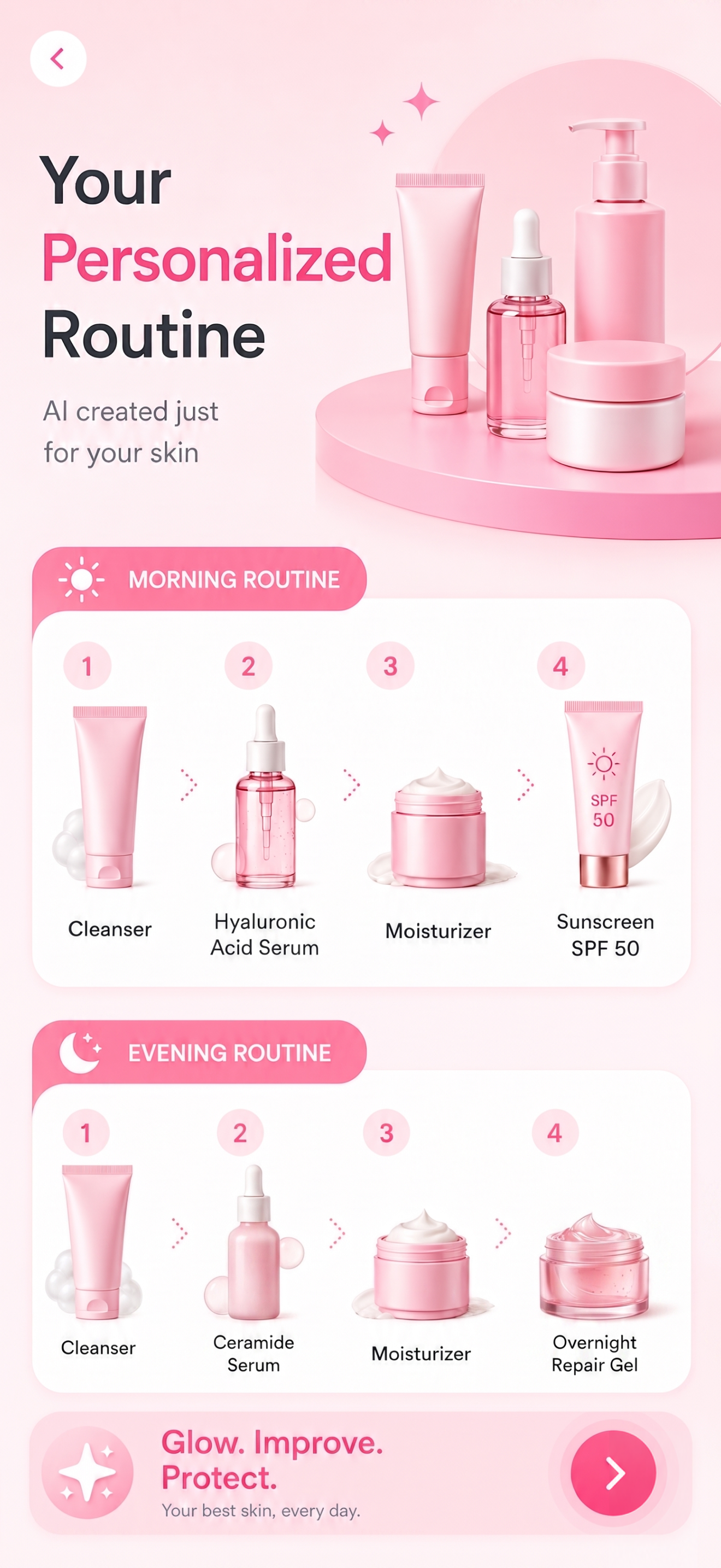 Glam AI: Glow up Skincare screenshot 3