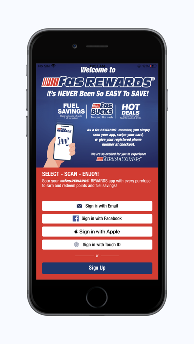 fas REWARDS® Screenshot