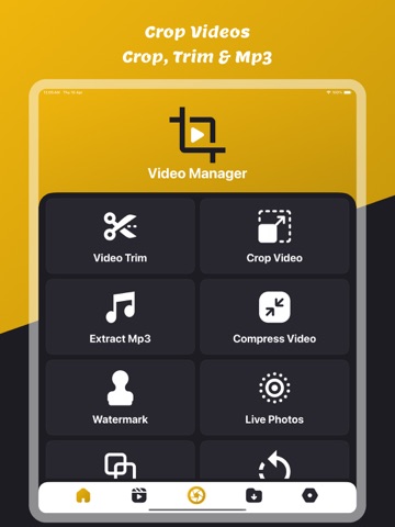 Crop Videos: Crop, Trim & Mp3 iPad screenshot