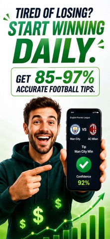 Football Predictions: AI Tips iPhone screenshot