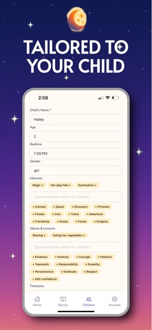 Snory: Create Bedtime Stories Screenshot 5 of 6