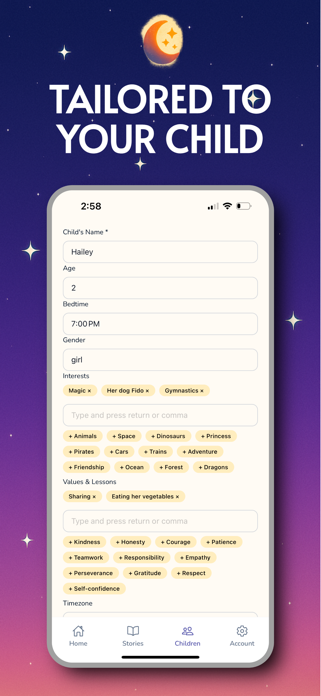 Snory: Create Bedtime Stories Screenshot 5 of 6