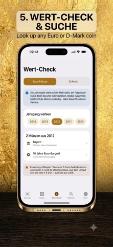 MünzCheck: Münzen erkennen iPhone screenshot